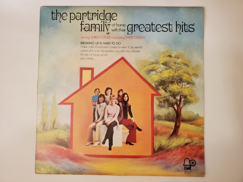 The Partridge Family At Home with Their Greatest Hits vinyl record